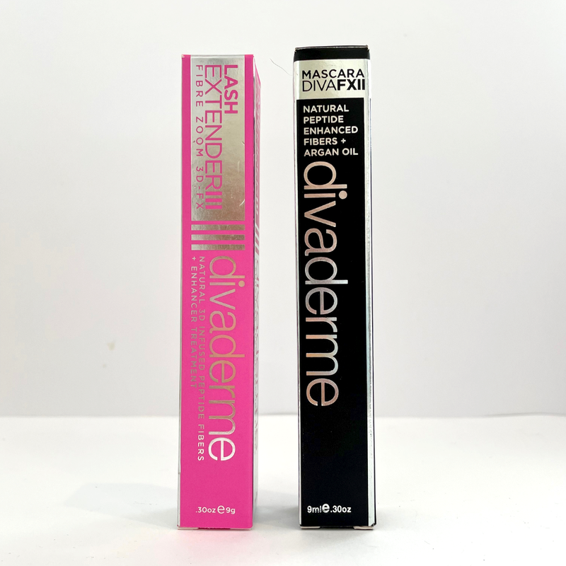 Divaderme Lash Extender & Divaderme Mascara FXII