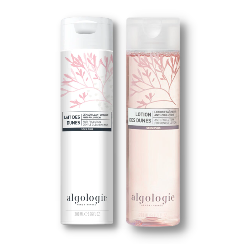 Algologie Anti-Pollution Gentle Cleansing Milk 200ml & Algologie Anti-Pollution Freshness Lotion 200ml