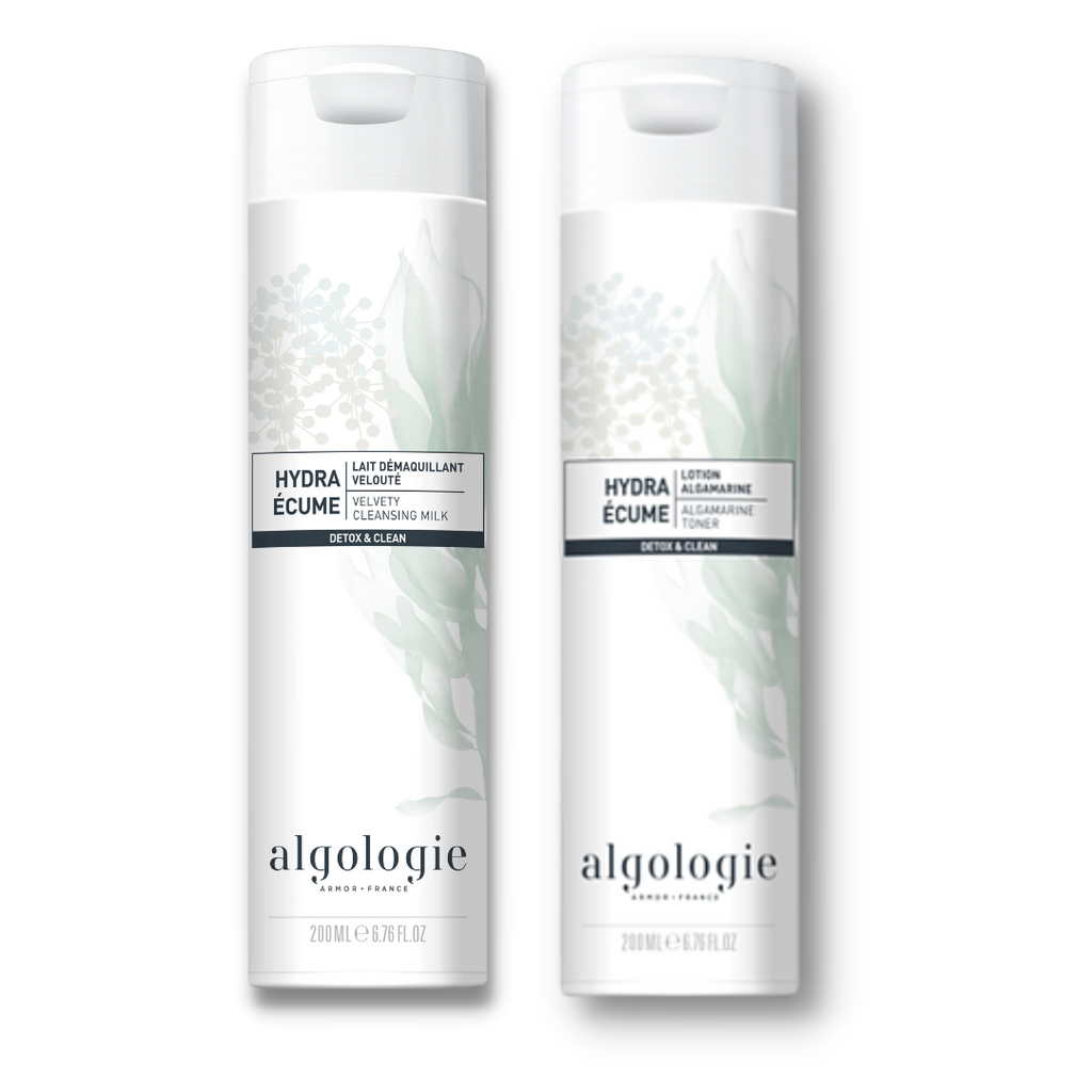Algologie Velvety Cleansing Milk 200ml & Algologie Algamarine Toner 200ml