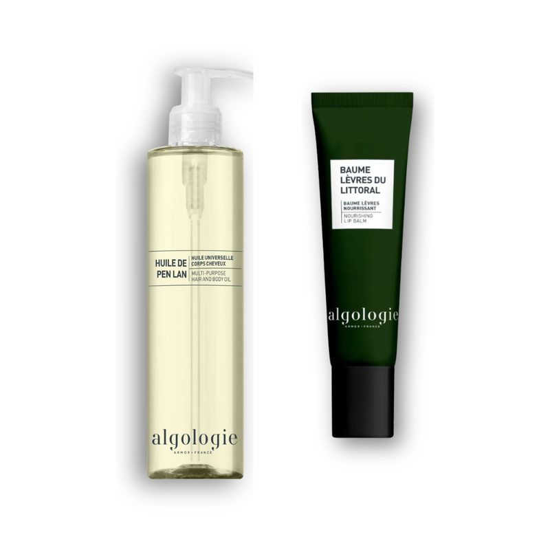 Algologie Multi Purpose Hair & Body Oil 100ml & Algologie Nourishing Lip Balm 10ml