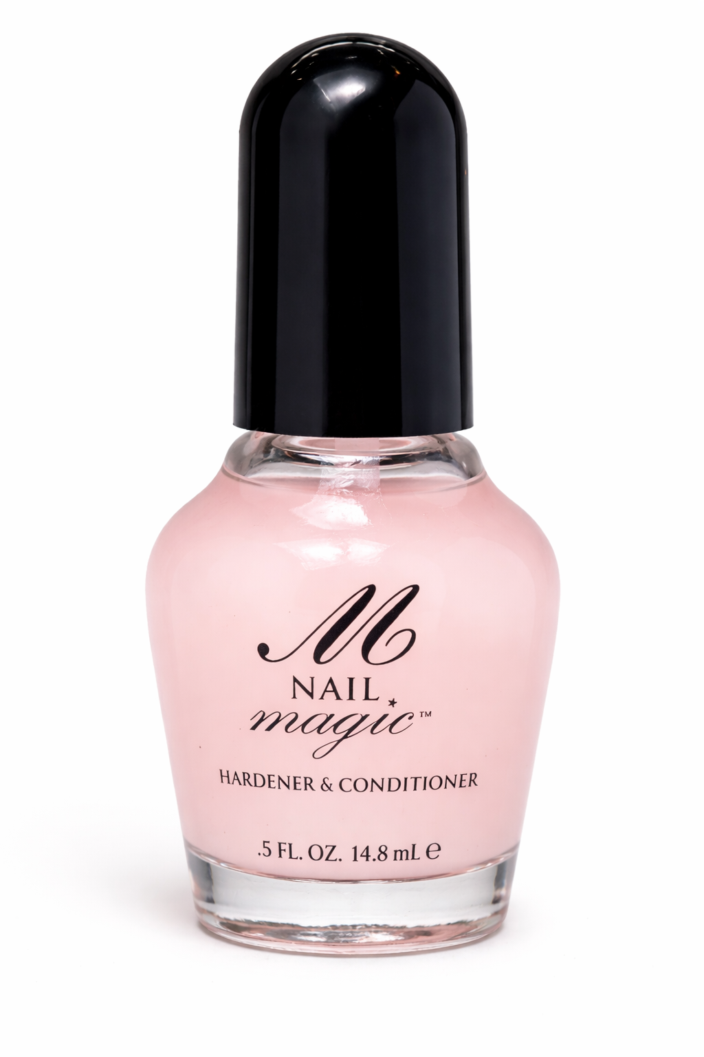 Close-up of Nail Magic Hardener and Conditioner bottle