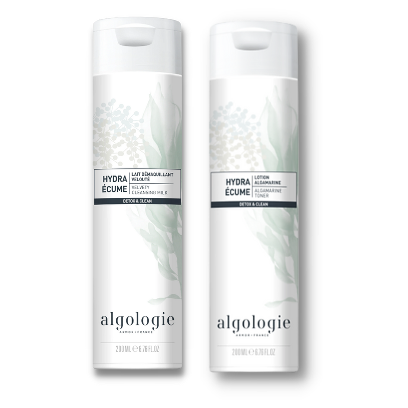 Algologie Velvety Cleansing Milk 200ml & Algologie Algamarine Toner 200ml
