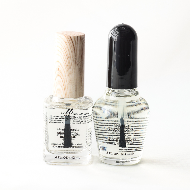 Nail Magic Plant Based Strengthening Base Coat 12ml & Thai Essence Hand and Cuticle Oil 14.8ml